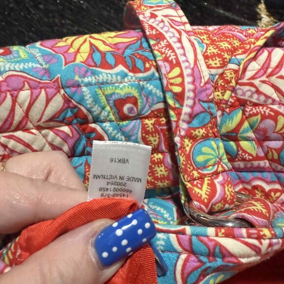 Vera Bradley Glenna Shoulder Bag in Retired Print Paisley in Paradise EUC - Picture 9 of 16